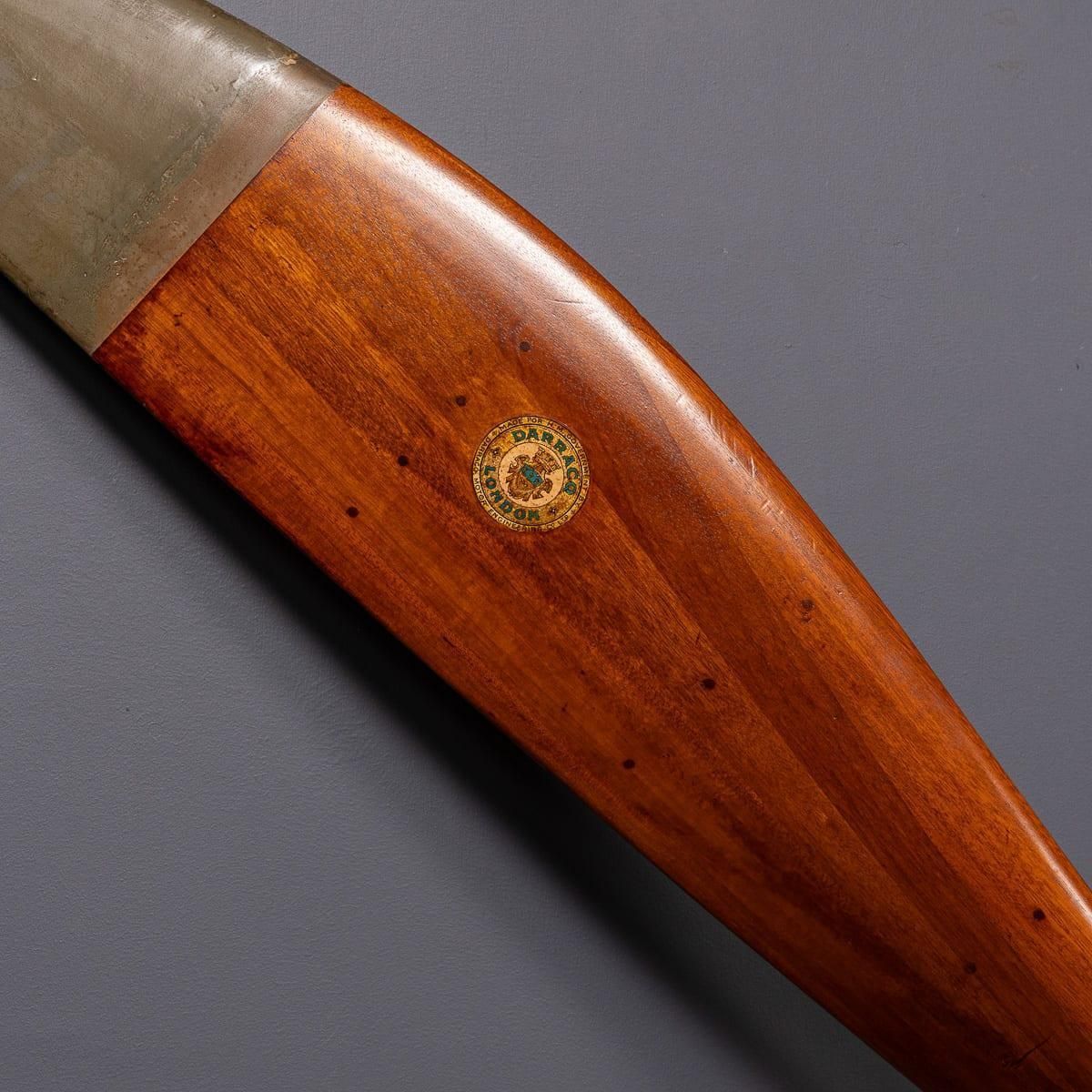 Antique 20thc Wwi British R.A.F. Fe8 Fighter Plane Four Blade Propeller C.1916 photo buy