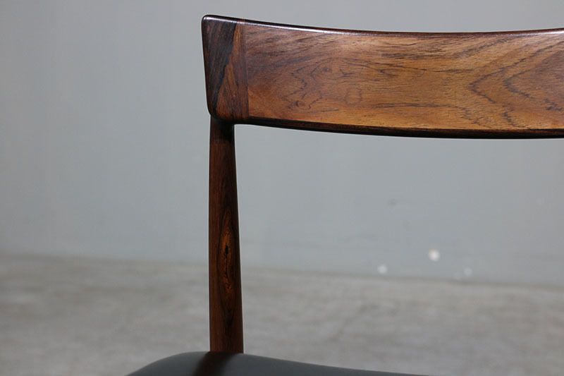 Set Of 6 Henry Rosengren Hansen Chairs In Rosewood. photo vinterior