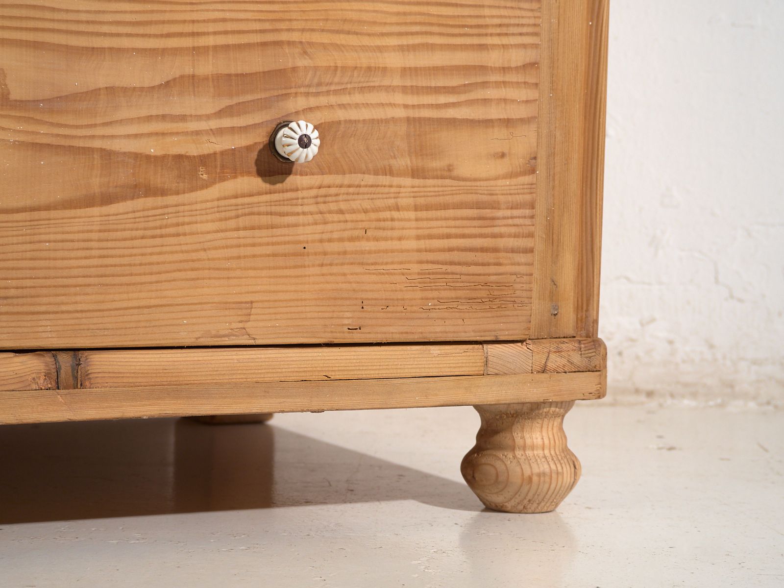 Antique Rustic Pine Chest Of Drawers – Central Europe (C.1900–1920) #95 photo for sale
