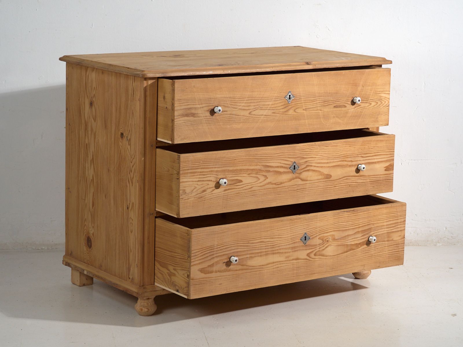 Antique Rustic Pine Chest Of Drawers – Central Europe (C.1900–1920) #95 photo Furniture