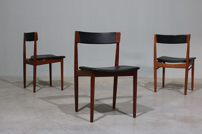 Set Of 6 Henry Rosengren Hansen Chairs In Teak photo Furniture