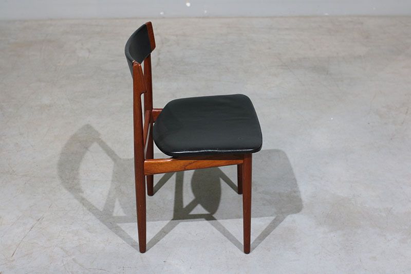 Set Of 6 Henry Rosengren Hansen Chairs In Teak photo vintage