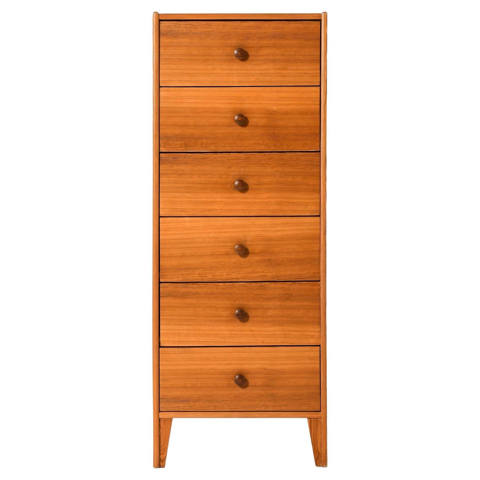 Chest Of Drawers In Pine, 1960s