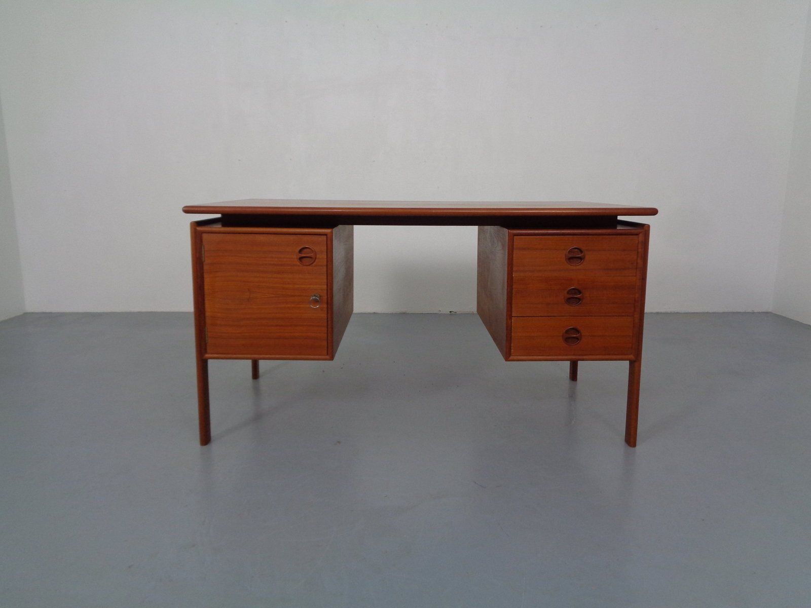 Teak Desk From Gasvig Gv Møbler, Denmark, 1960s