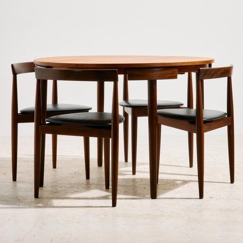 Teak Dining Set By Hans Olsen For Frem Røjle, 1950s, Set Of 5 photo furniture
