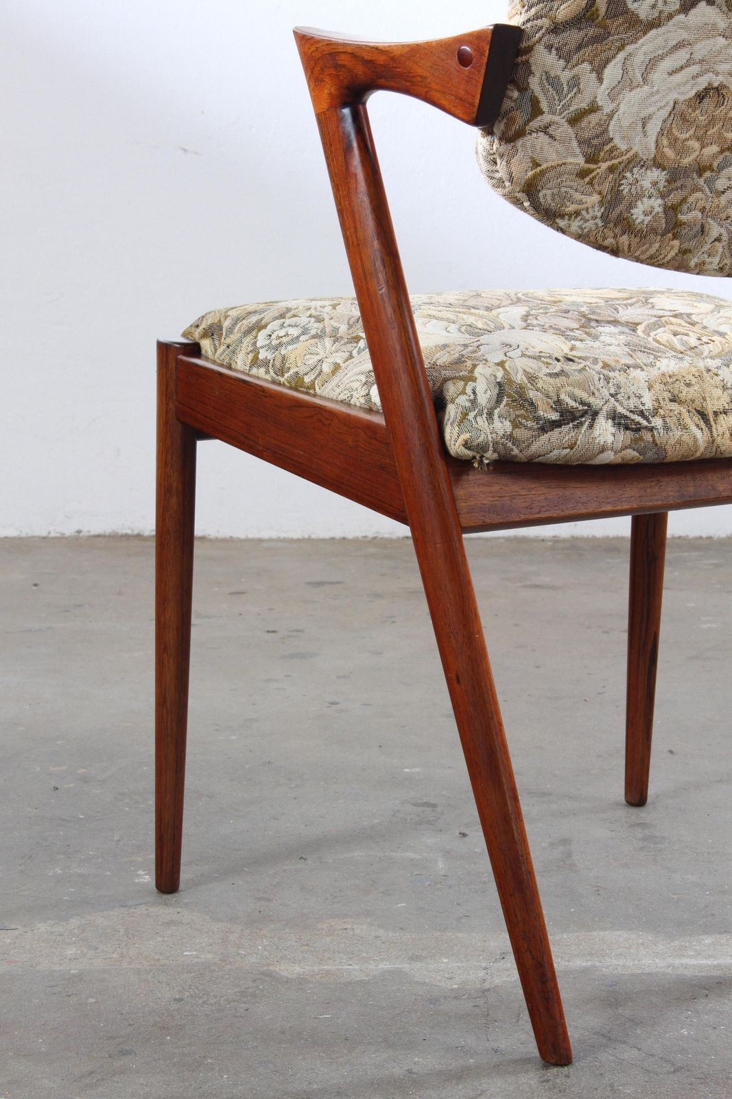 Vintage Rare "Model 42" Vintage Kai Kristiansen Danish Dining Chairs X 4, 1960s photo for sale
