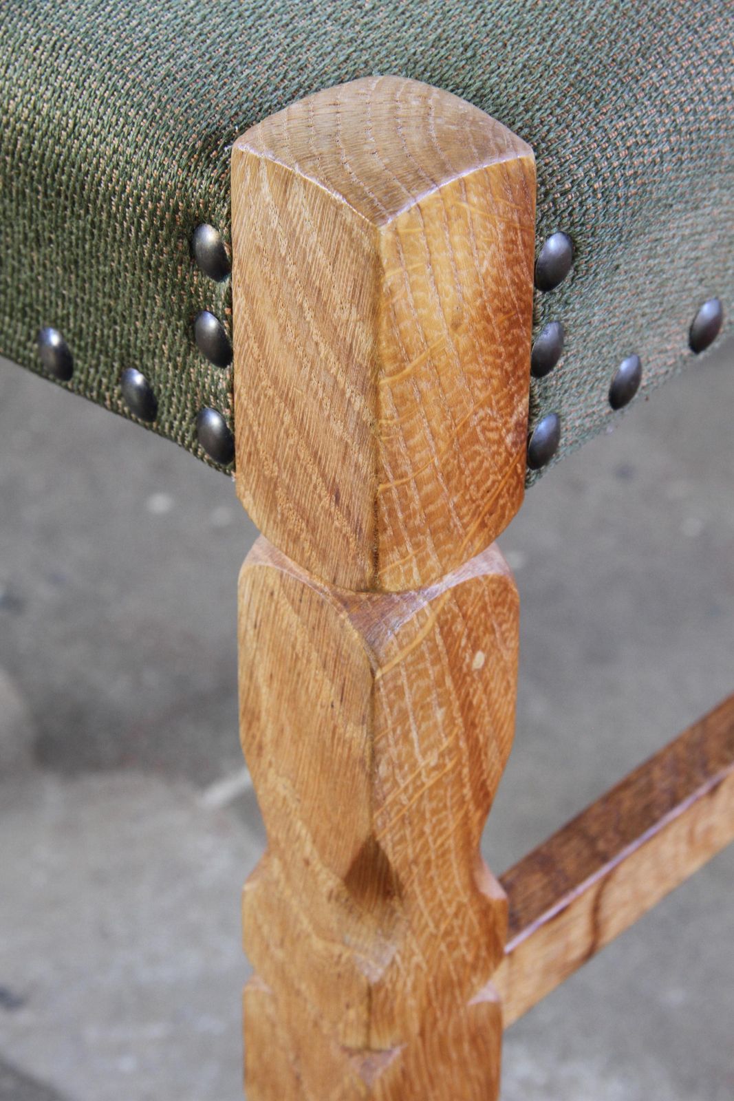 Vintage Danish Brutalist Oak Dining Chairs, Henning Kjærnulf Style, 1960s photo Furniture