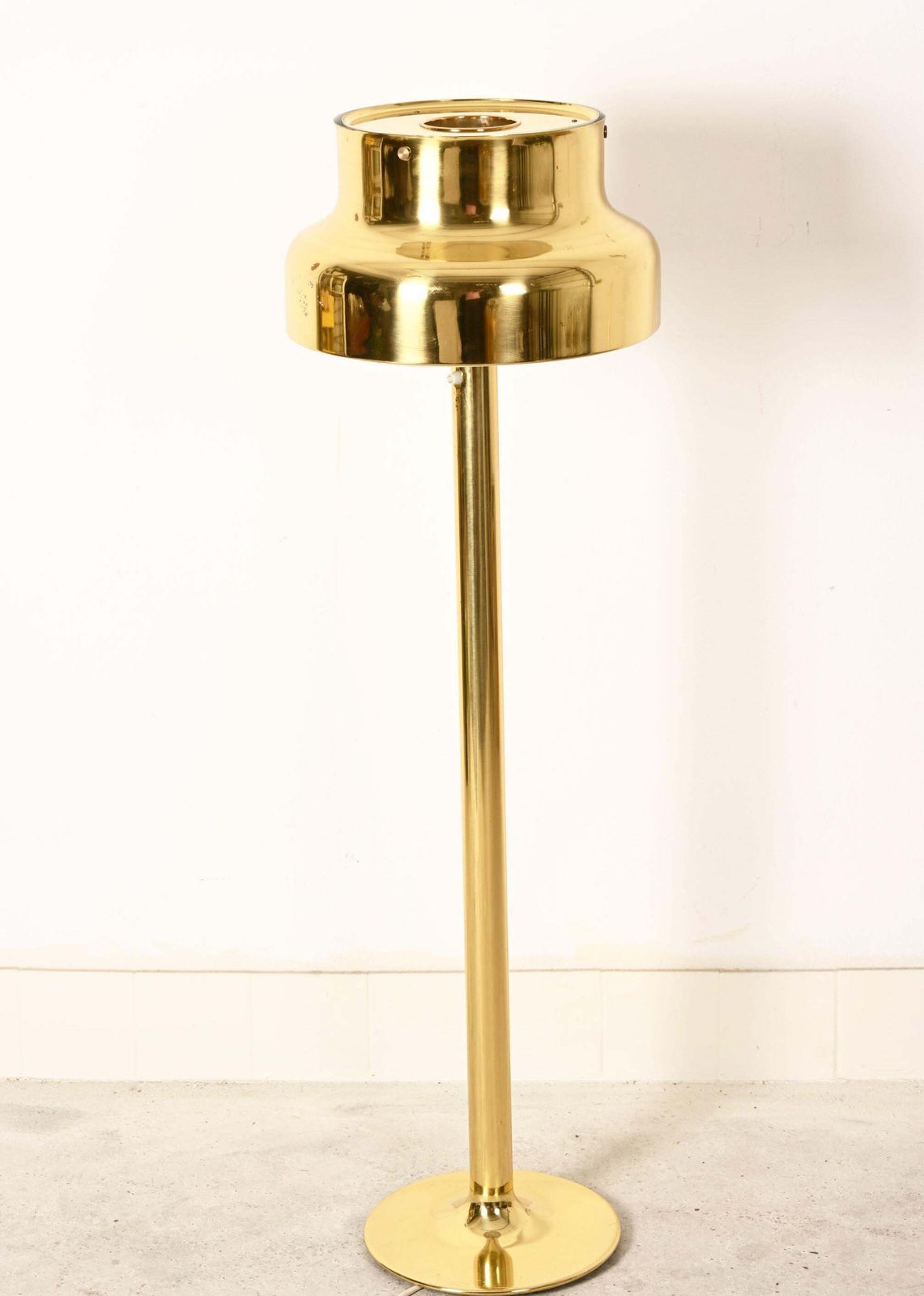 Gold Floor Lamp Bumling By Anders Pehrson For Ateljé Lyktan photo vintage