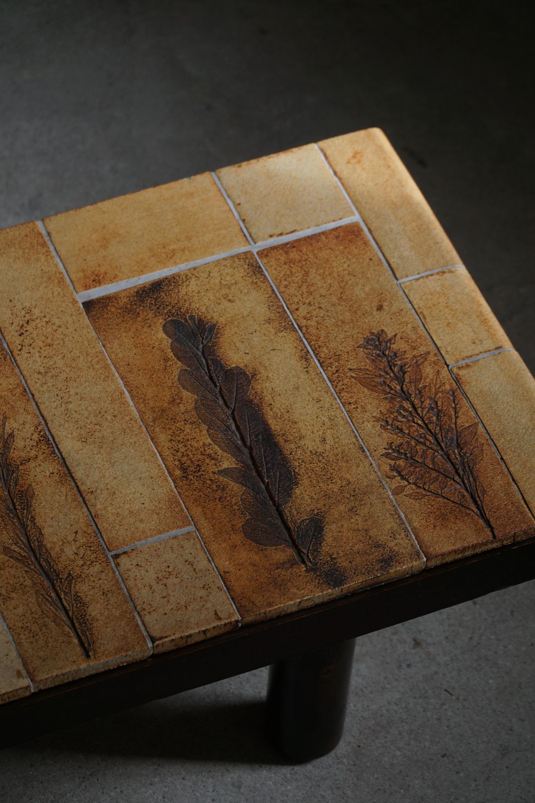 Mid Century French Ceramic Tile Coffee Table By Roger Capron, Vallauris, 1960s photo vinterior