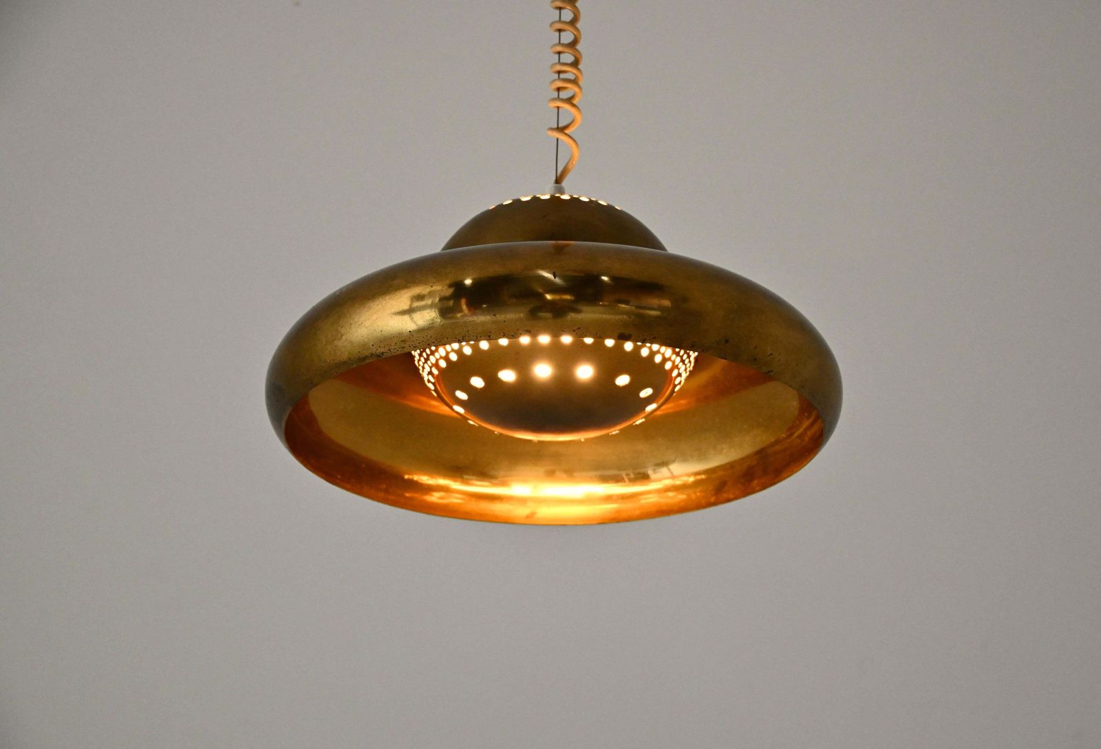 Pair Of Fior Di Loto Hanging Lamp By Afra & Tobia Scarpa For Flos, 1960s photo for sale