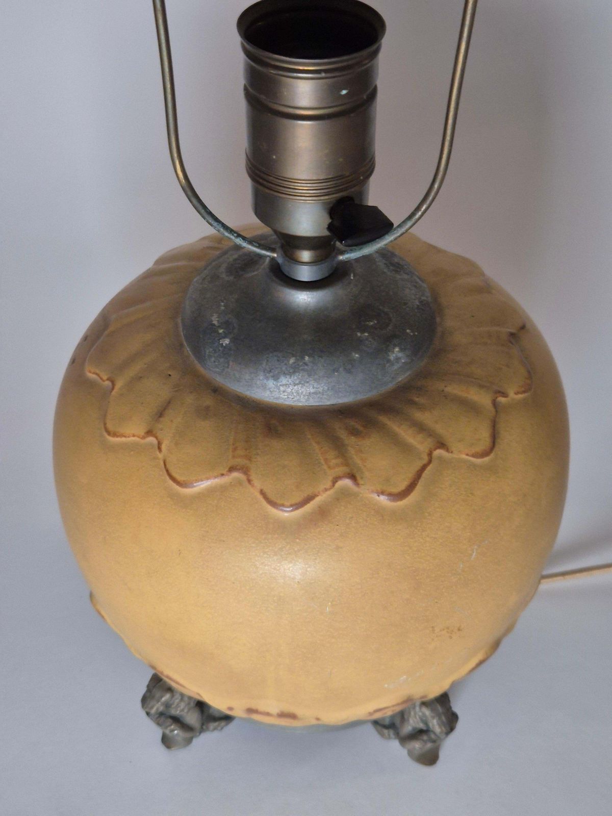 A Rare Swedish Grace Table Lamp By Svenska Metallverken, 1920/30s, Chinoiserie. photo vinterior
