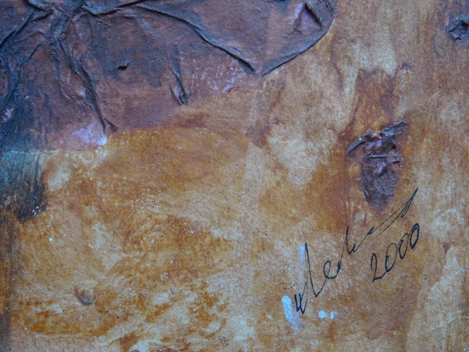 Igor Leontievgolden Blue Composition. 2000, Paper, Mixed Media, 44x57 Cm. Signed2000 photo furniture