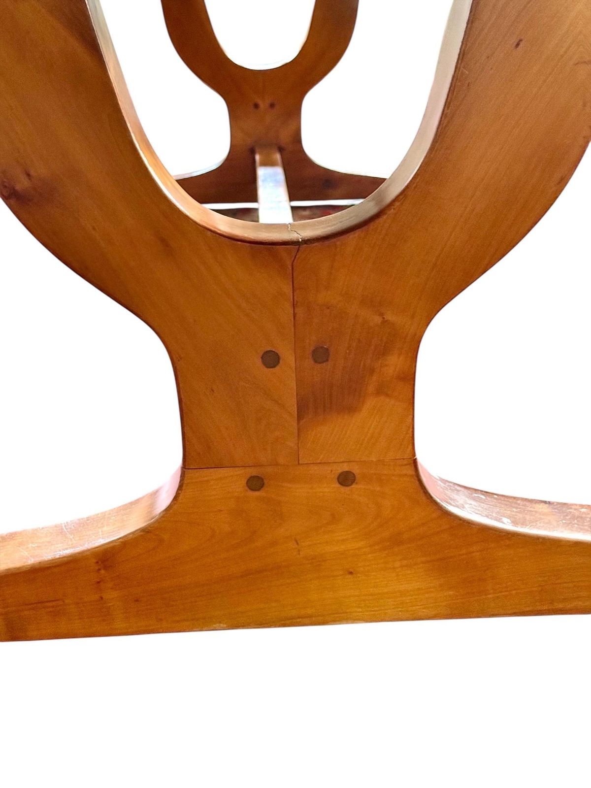 French Art Deco Extendable Dining Cherrywood Table, Seats Up To 14 photo Furniture
