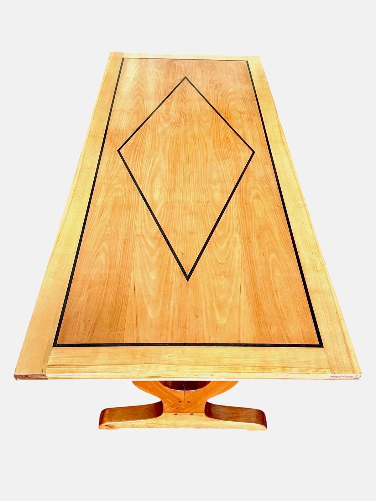 photo vinterior French Art Deco Extendable Dining Cherrywood Table, Seats Up To 14
