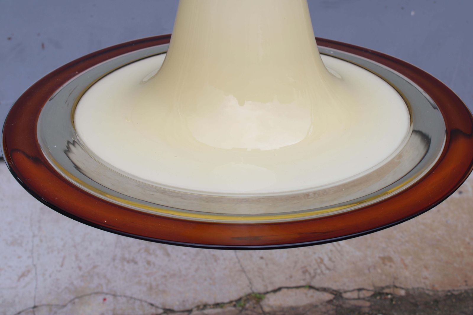 Veart 1970 Murano Glass Flying Disc Suspension Chandelier photo 1584.0