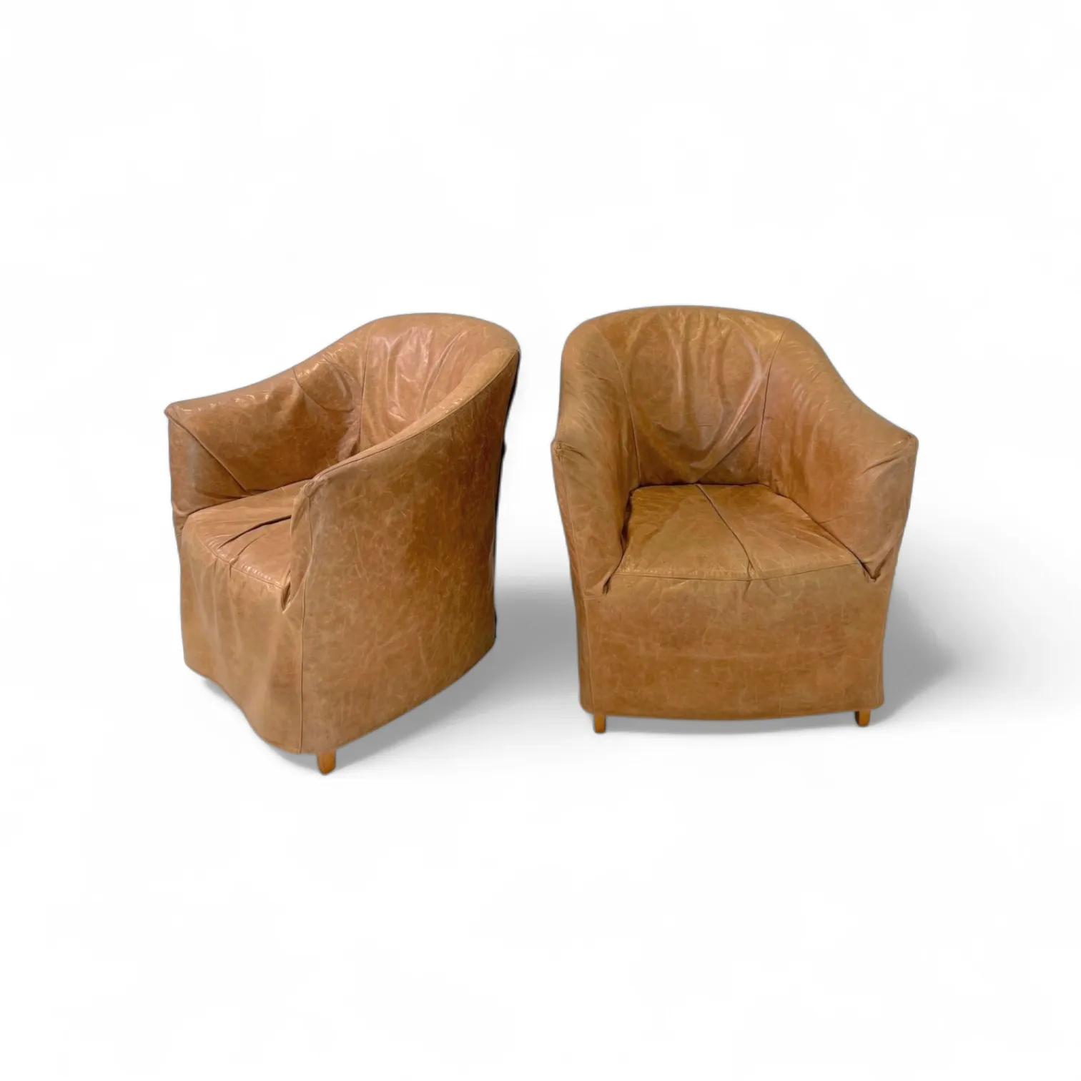 1696.0 2 X Doralice Lounge Chair By Antonio Citterio / Paolo Nava / 1980s photo