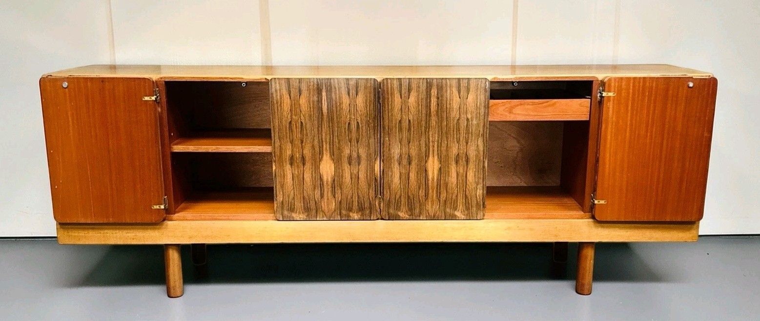 Furniture Gordon Russell Rosewood And Mahogany Sideboard Super Rare Mid Century 1960s photo