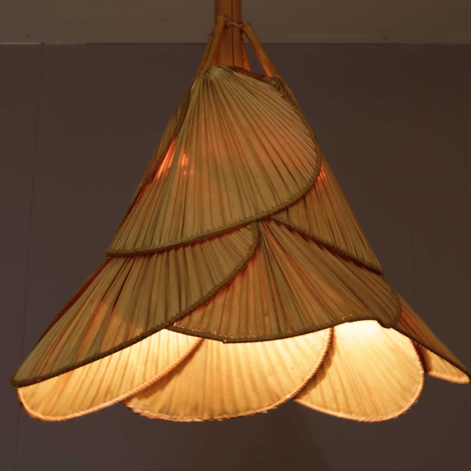 “Uchiwa” Hanging Lamp In The Style Of Ingo Maurer, Germany 1970 photo furniture