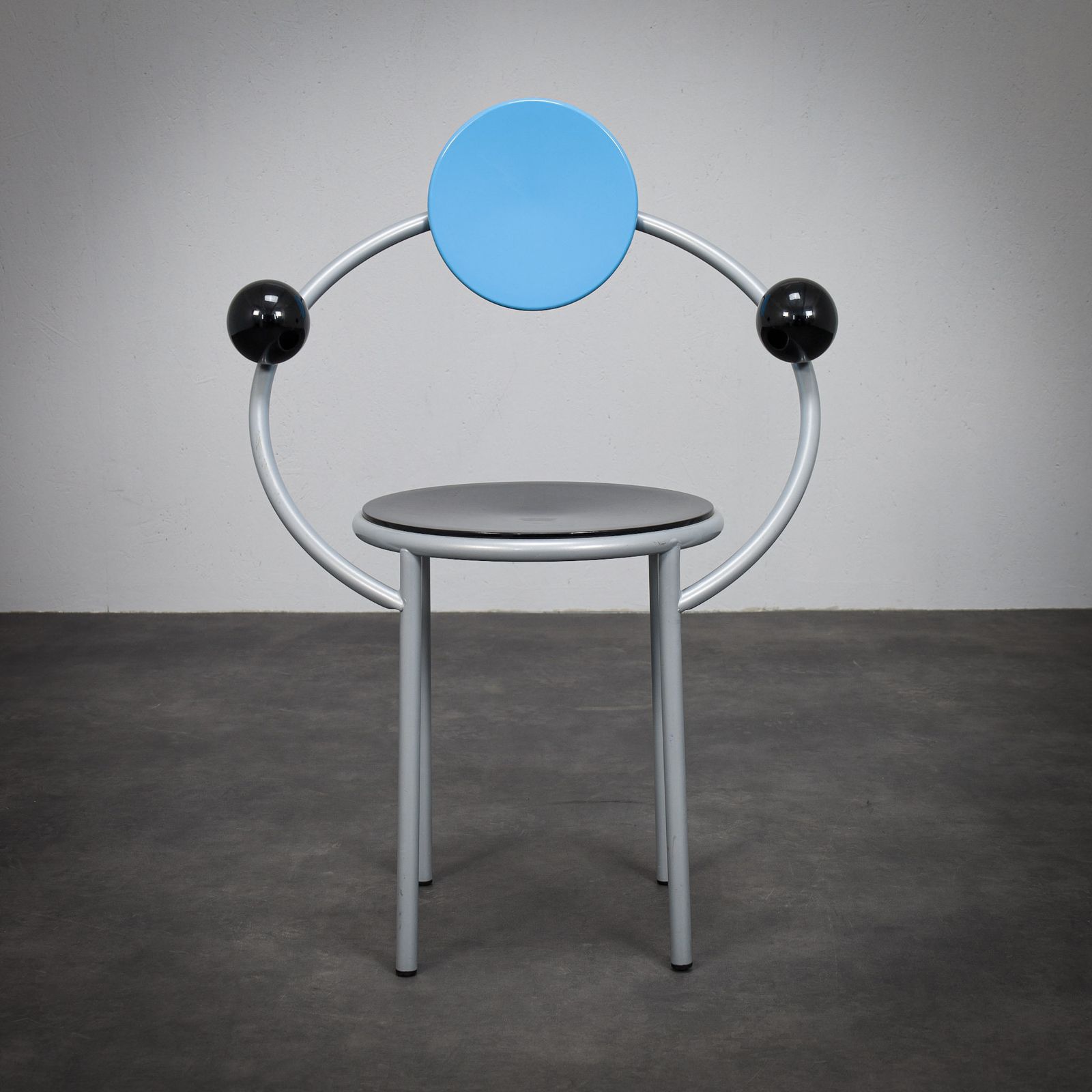 Pair Of First Chairs By Michele De Lucchi For Memphis Milano, Italy, 1981 photo furniture