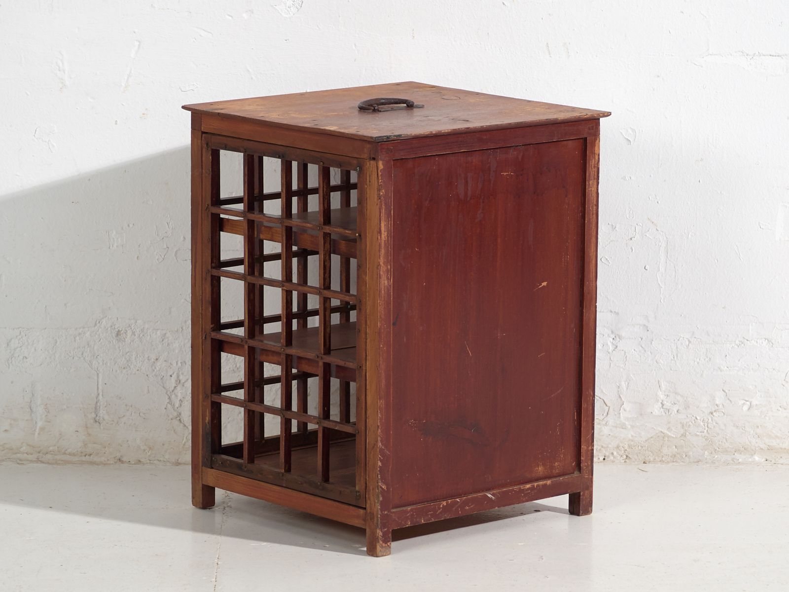 Small Antique Japanese Cabinet – Taisho To Early Showa Period – (C.1910 1940) photo furniture