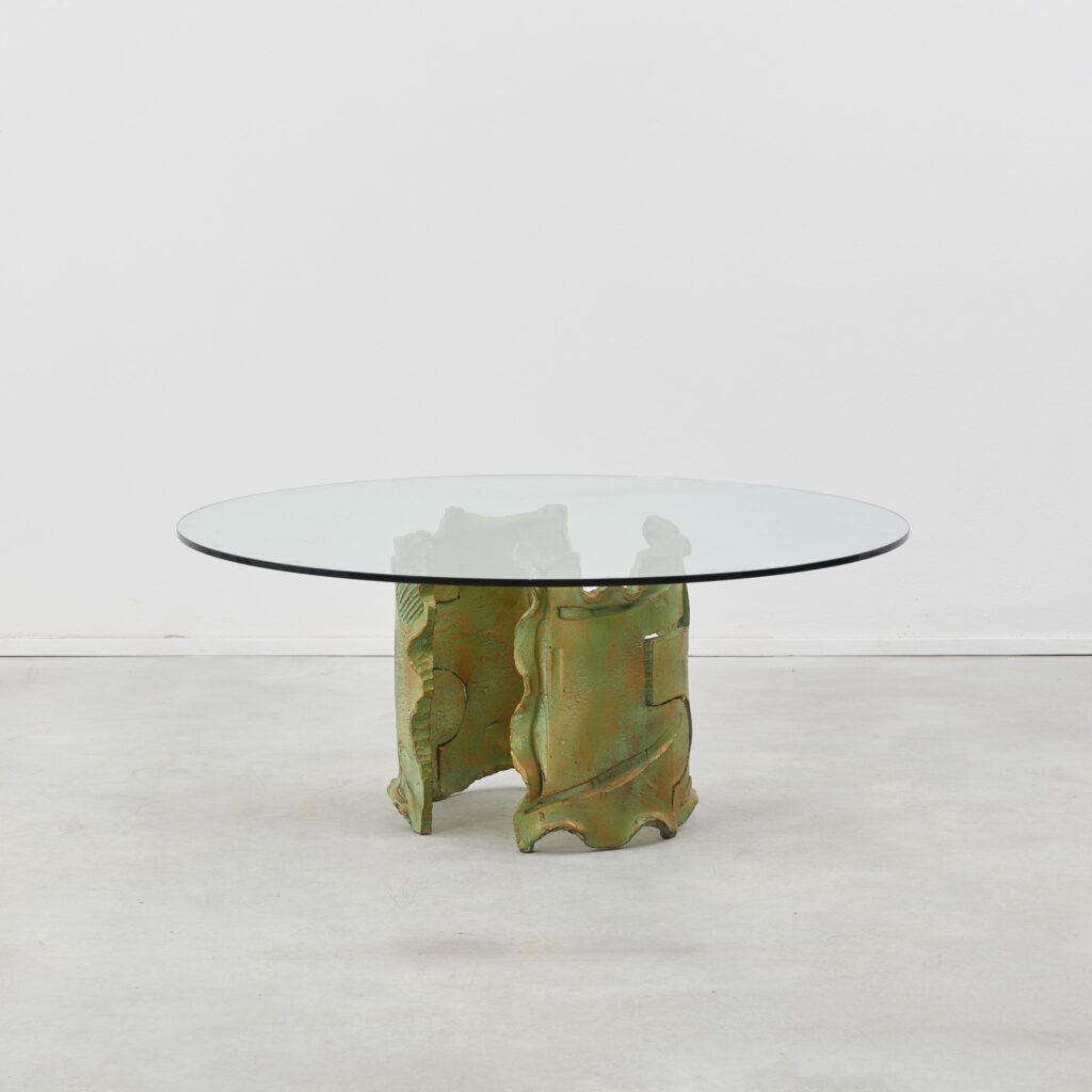 Salvino Marsura Maschere Coffee Table Treviso, Italy, 2000s.