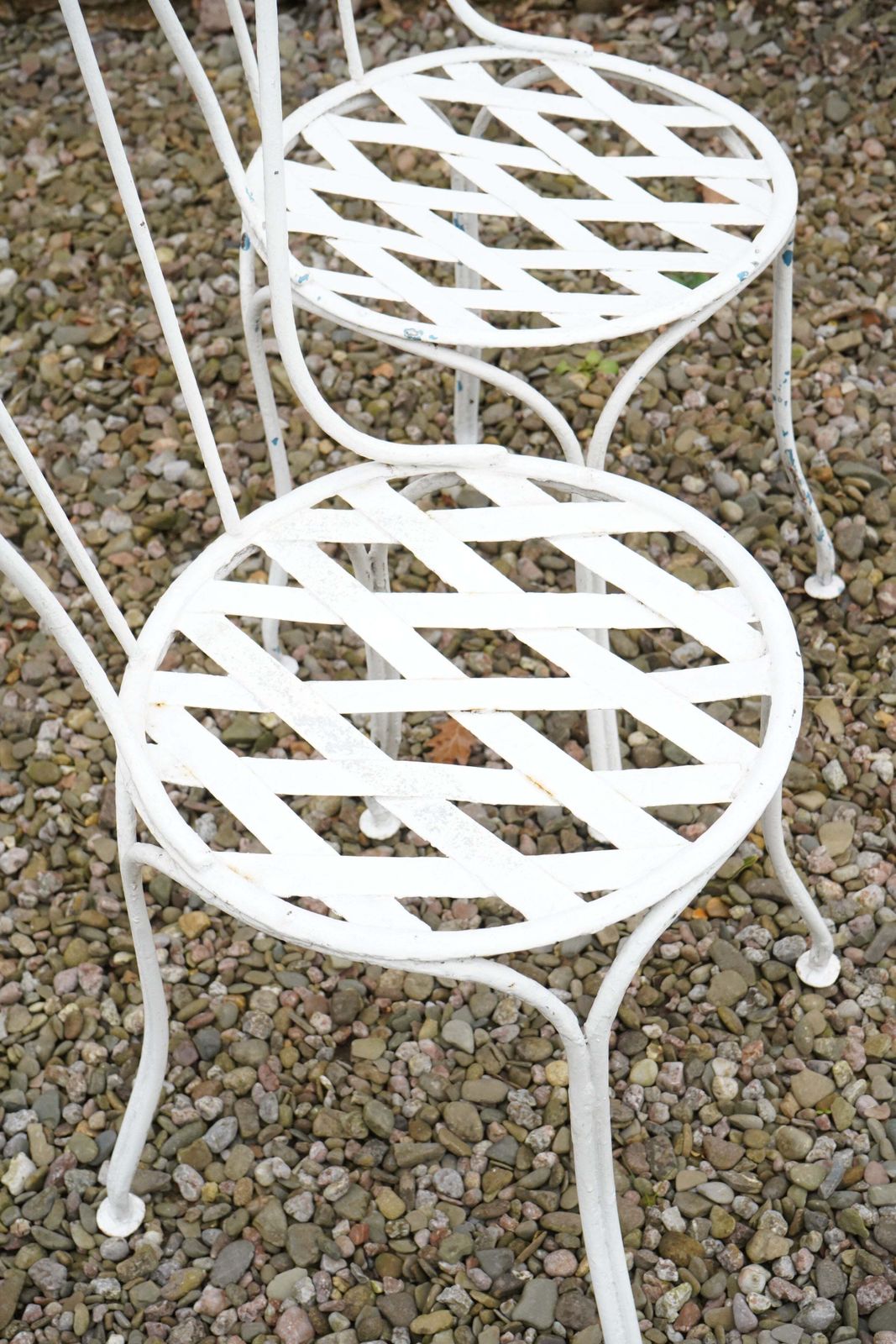 Lattice Garden Chairs, 1800s, Antique photo buy