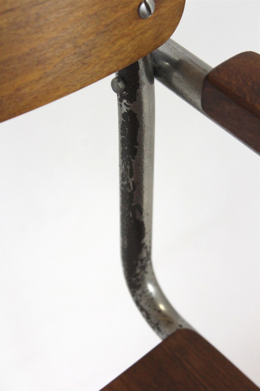 Restored Bauhaus B34 Cantilever Chair In Plywood & Chrome By Marcel Breuer, Early 1930s photo buy