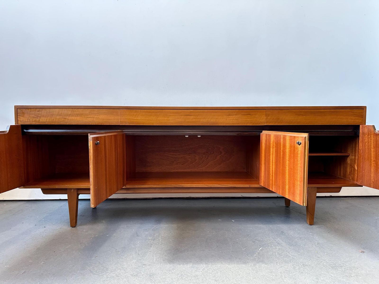 Furniture Vintage 1960s Younger Teak Sideboard. Retro Danish G Plan Fresco Mid Century photo