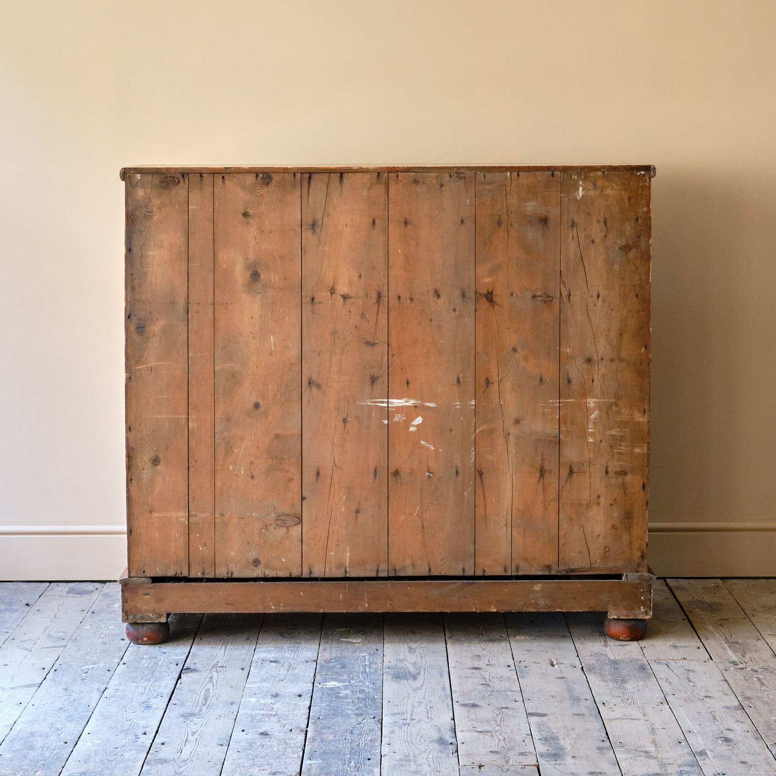 Large Scottish Pine Chest Of Drawers In Original Paint photo 1400.0