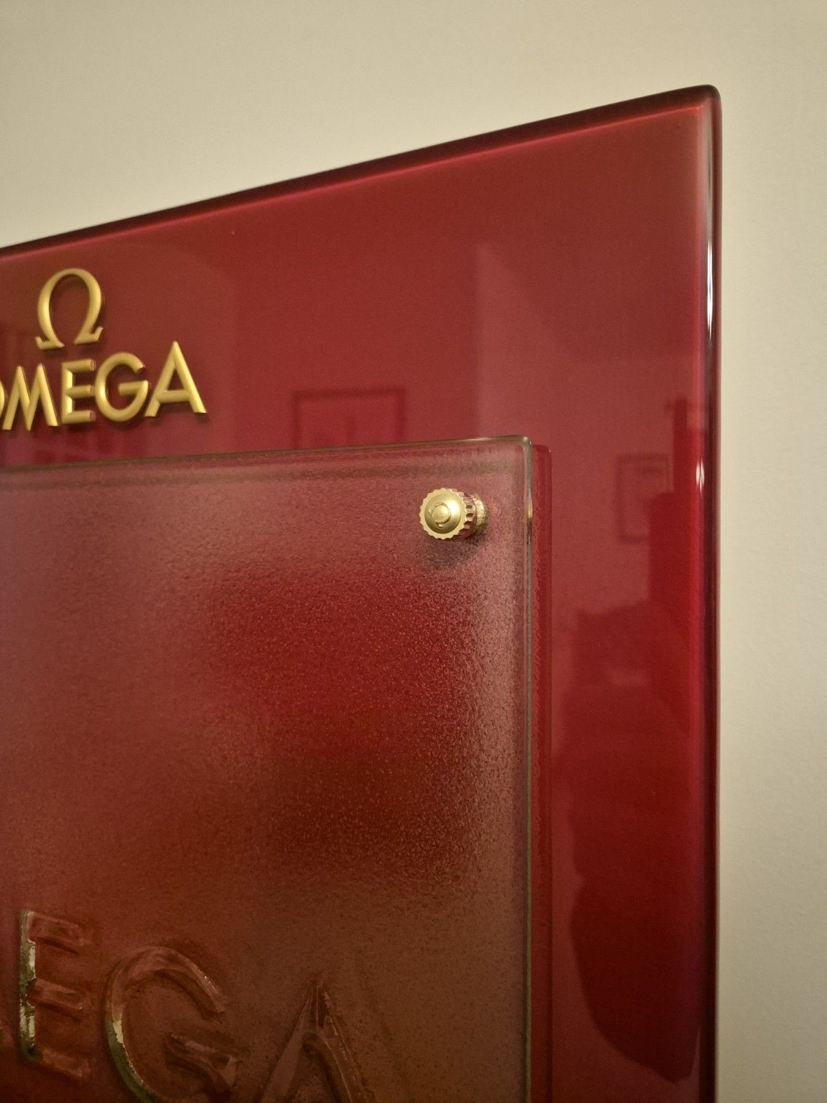 Genuine Omega Watch Advertising Display Customisable And Stunning Vgc Rare photo for sale