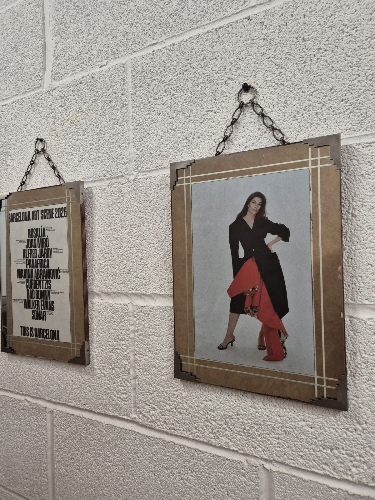 Exceptional Pair Of French Art Deco Wall Frames Original 1930s
