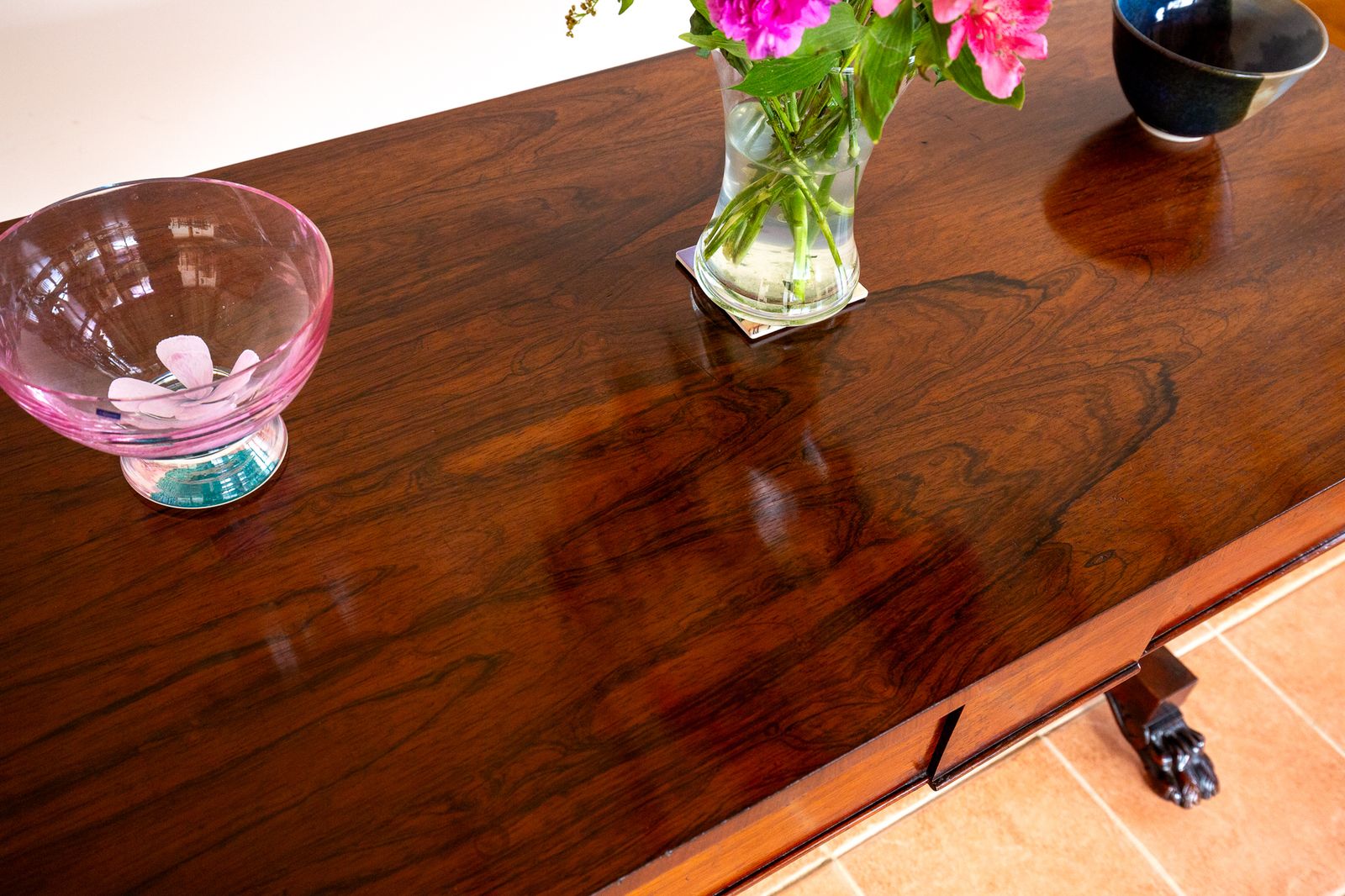 William IV Library Table Rosewood Mahogany Serving Tabl.E Writing Des.K Georgian English Antiqu.E Dining Centre Tabl.E Biedermeier 1830 photo furniture
