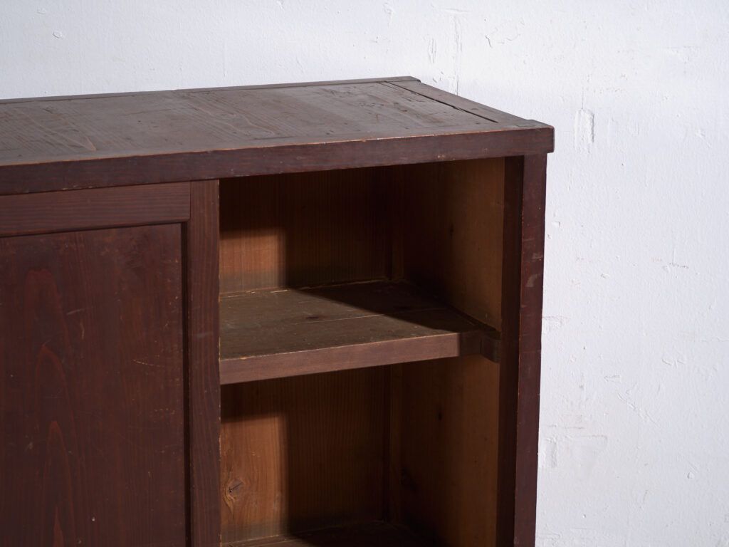 Antique Japanese Cabinet With Sliding Doors – Taisho/Showa Period (C.1920 1950) photo vinterior