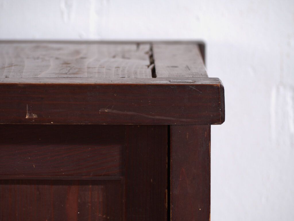 Antique Japanese Cabinet With Sliding Doors – Taisho/Showa Period (C.1920 1950) photo vintage