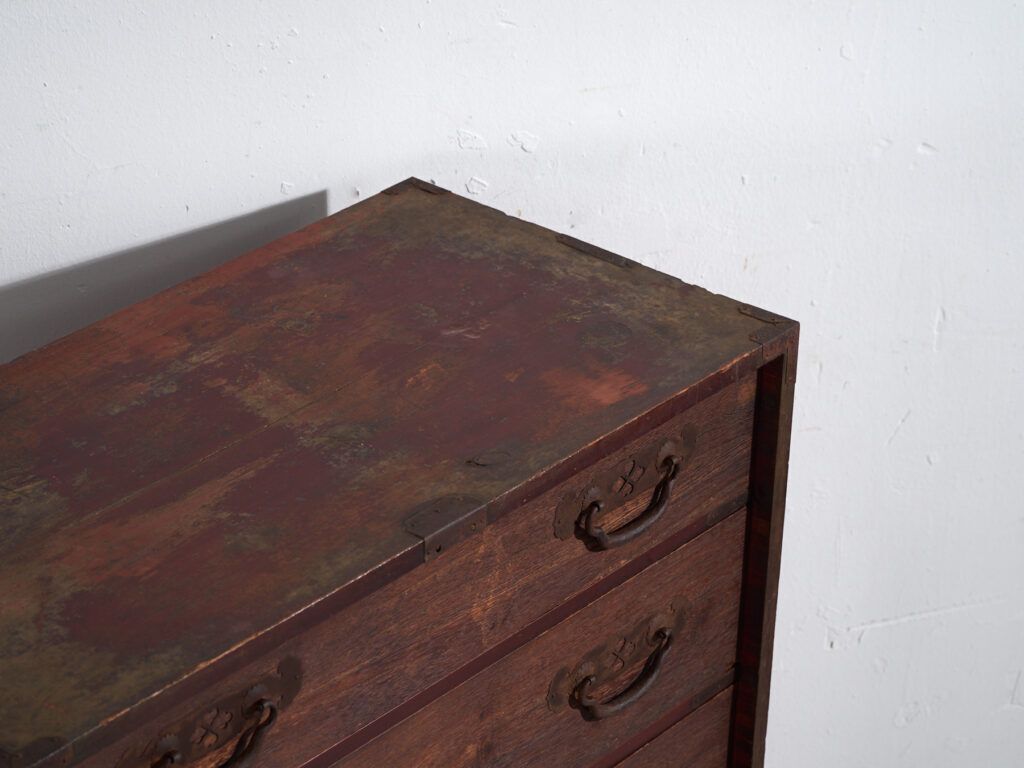 Antique Japanese Merchant Chest (Choba Dansu) In Keyaki Wood – Meiji–Taisho Period (C.1880–1920) photo furniture