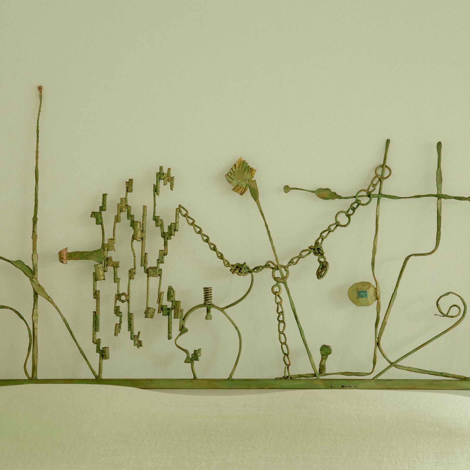 Salvino Marsura New Era Bed Headboard Treviso, Italy, 2000s photo vintage