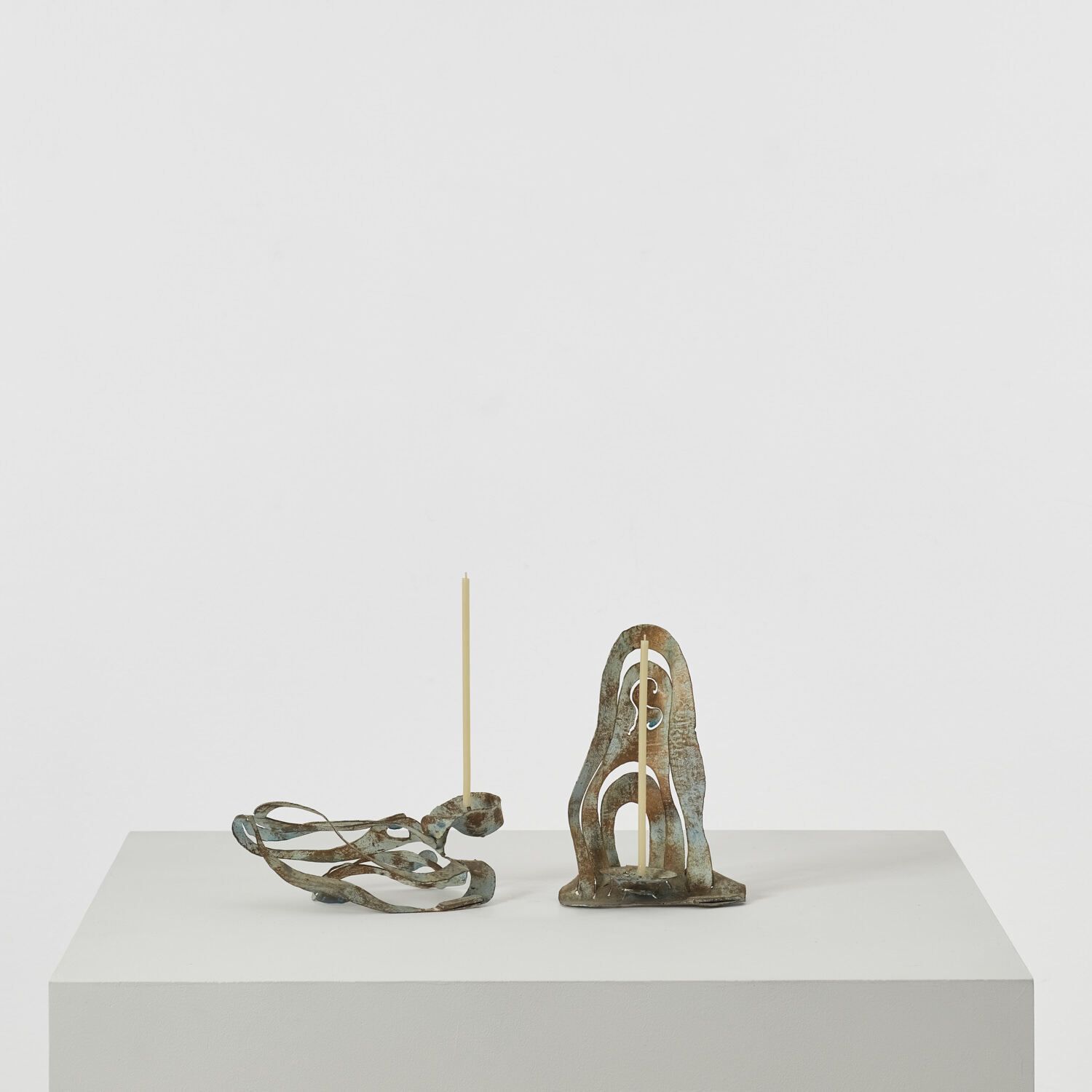 Salvino Marsura Schiuma Di Mare Candleholders Treviso, Italy, 2000s