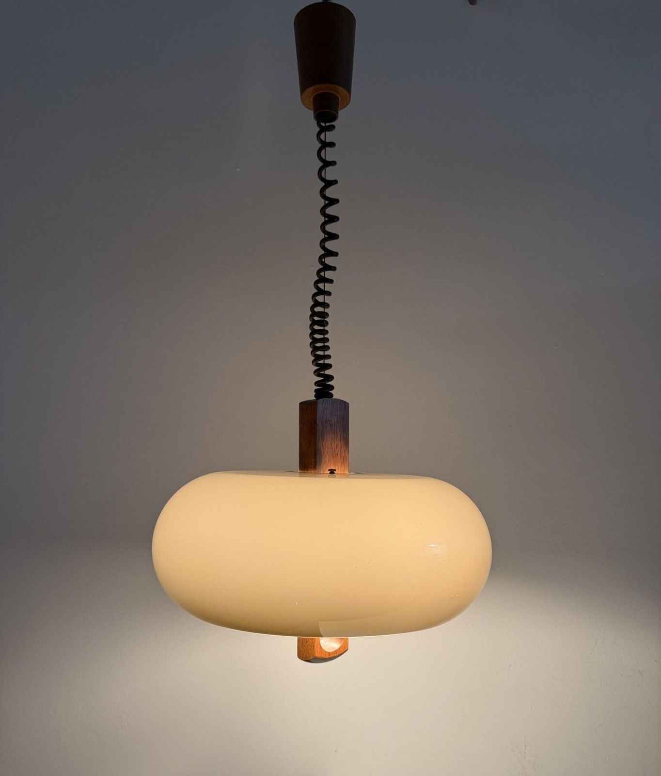 Mid  Century Space Age Pendant Lamp Temde Leuchten , 1970s Germany photo for sale