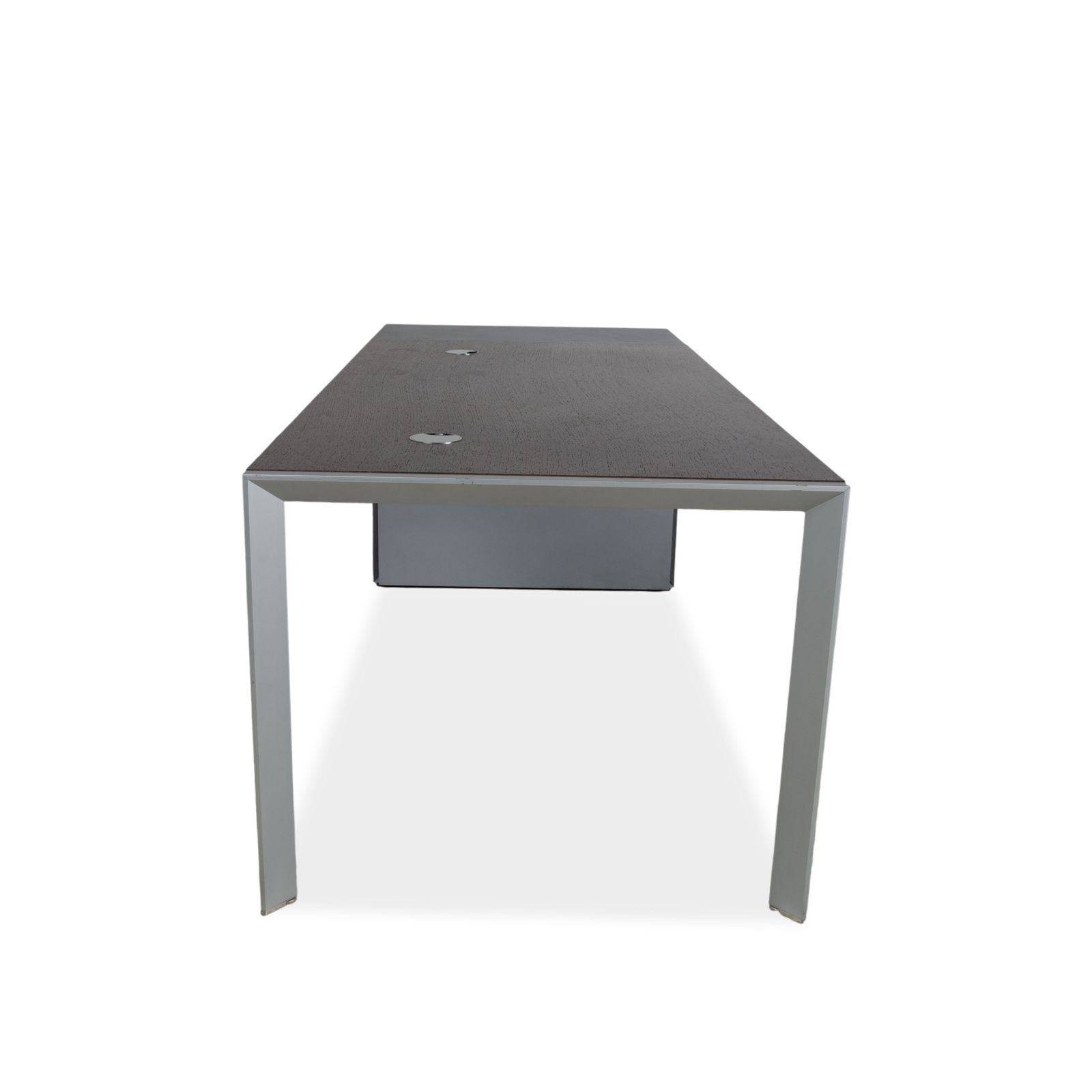 Furniture Walter Knoll Icon Wooden Brown Grey Desk photo