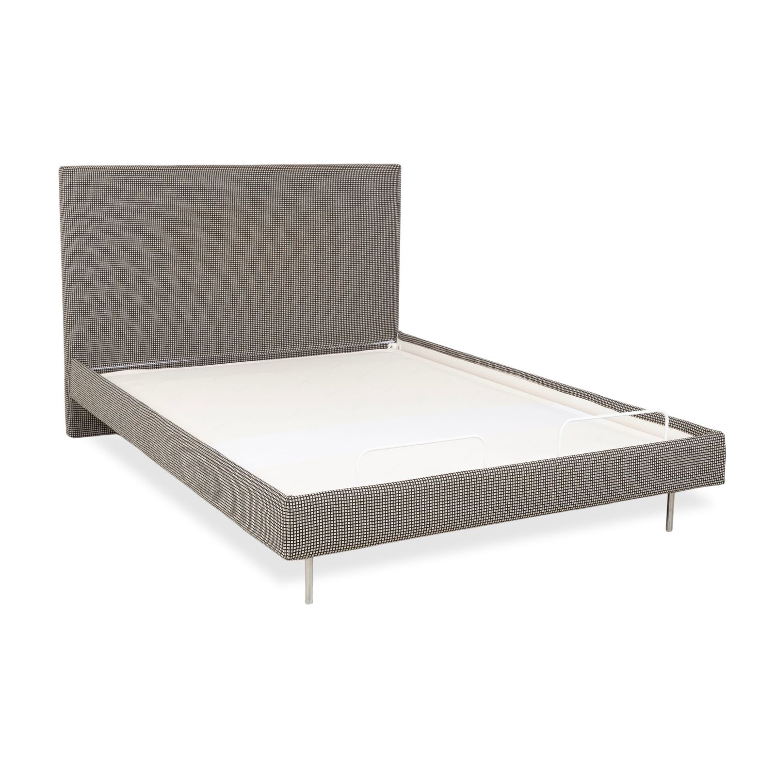 Schramm Fabric Bed Grey Electric Function Bedroom