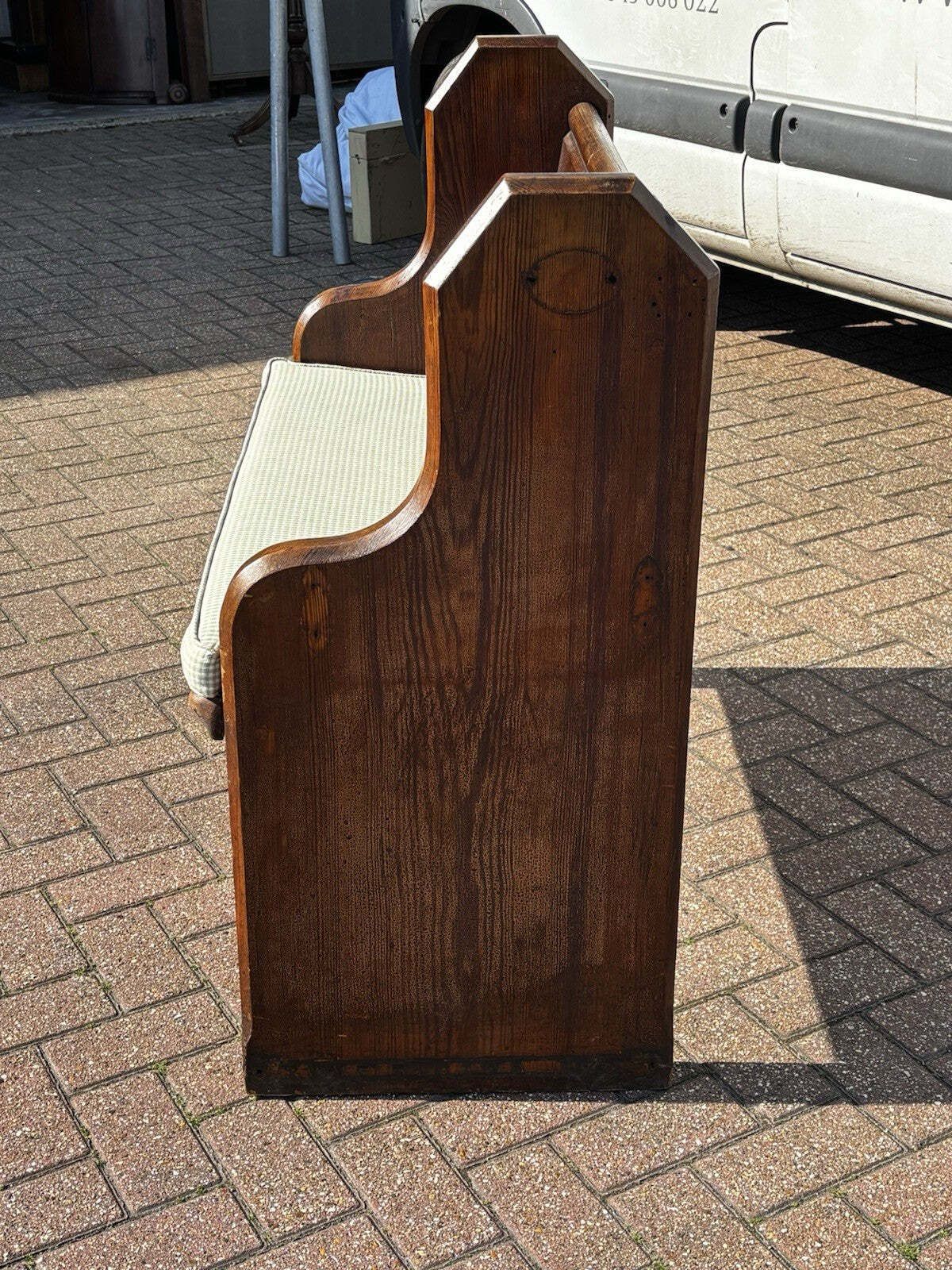 Small Victorian Pine Pew, 1800s photo 637.0
