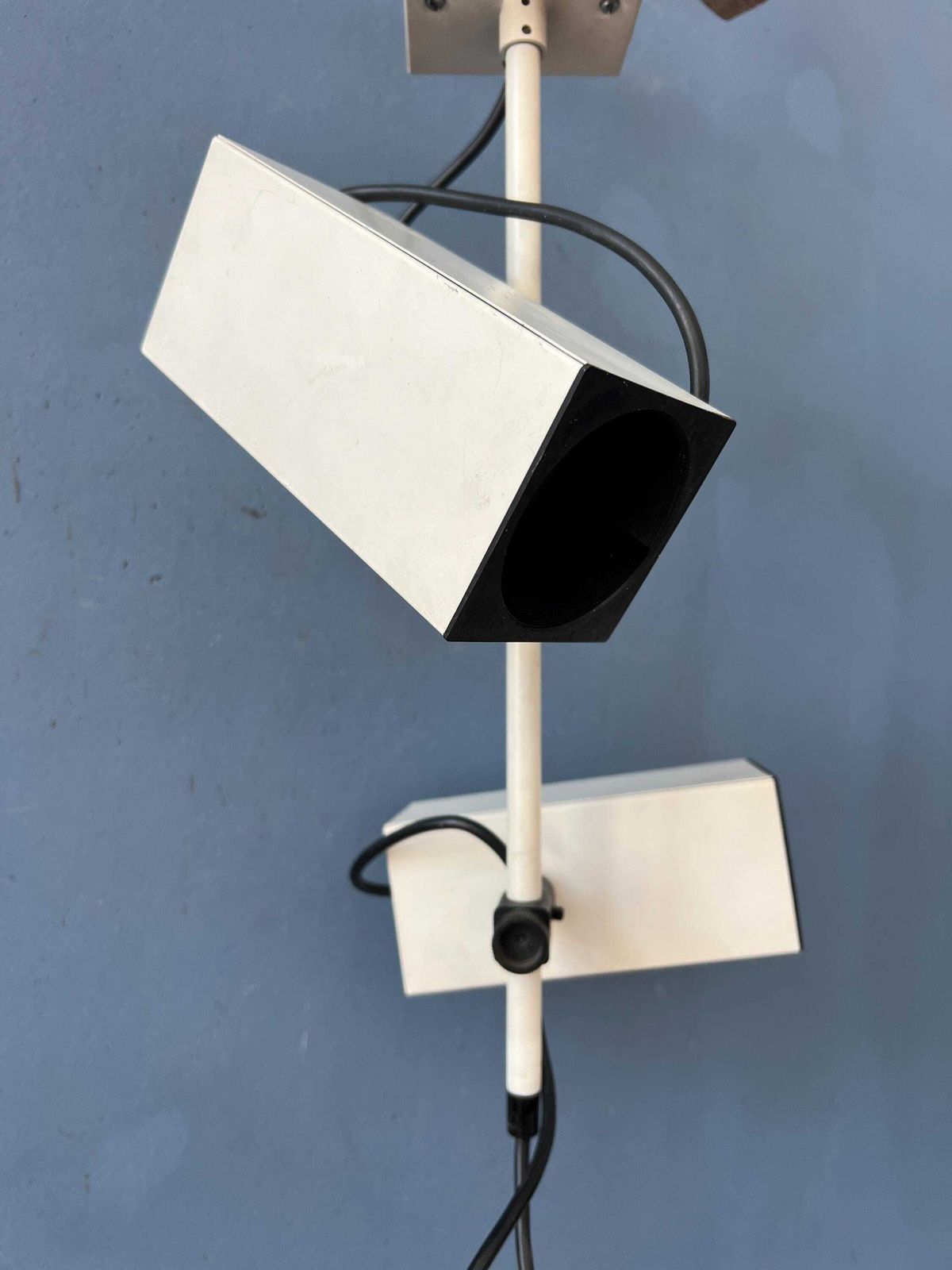 204.0 Vintage Philips Beige Pendellamp Met Stang photo