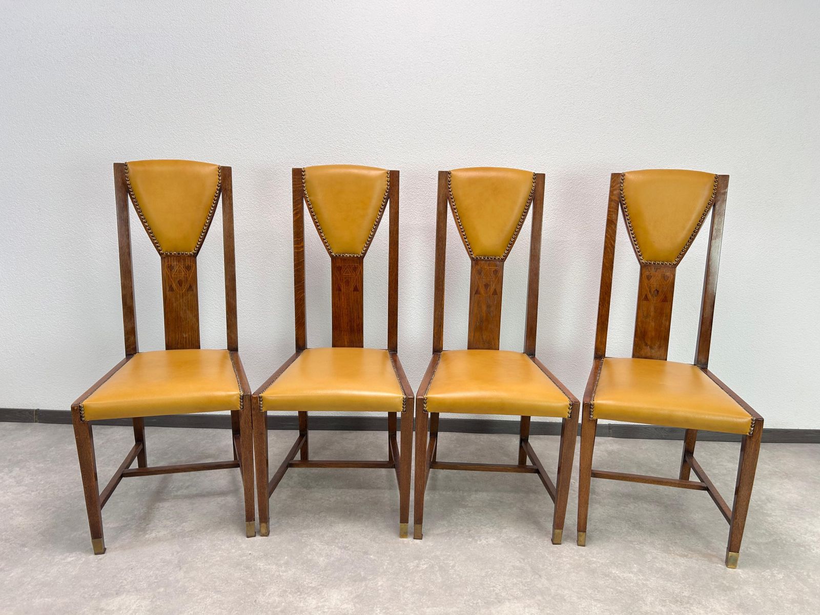 Set Of 10 Dining Room Chairs By Joseph María Olbrich photo furniture