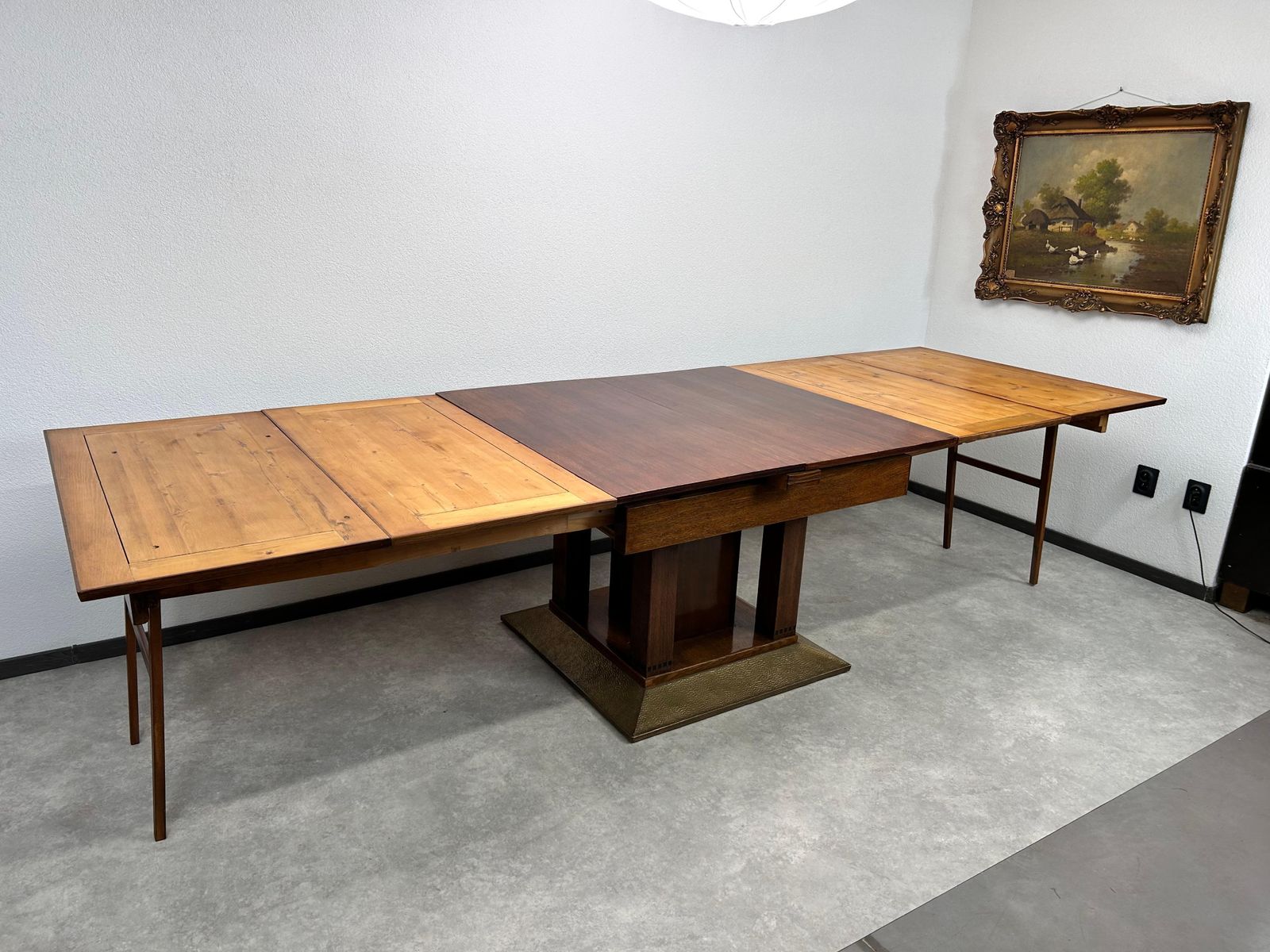 Large Dining Room Table For 16 People Attr. To Joseph Maria Olbrich photo 7055.0