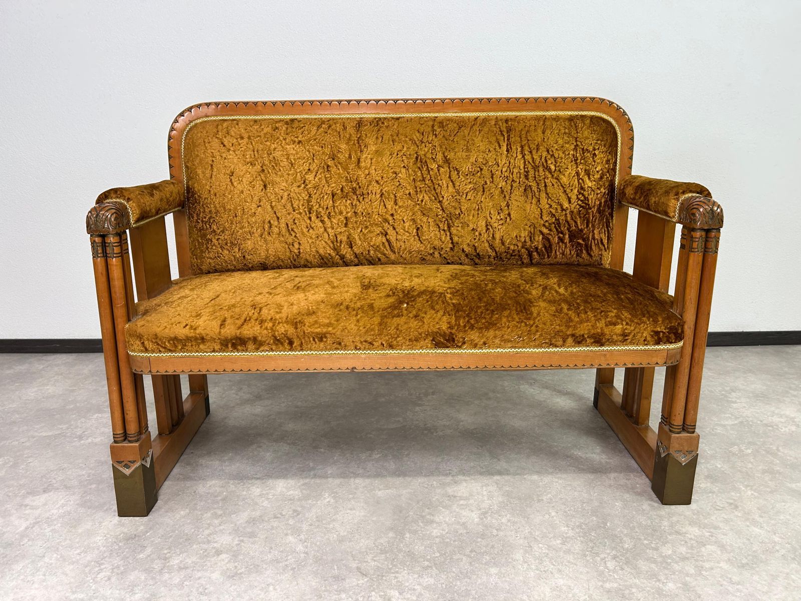 photo vinterior Very Rare Secession Seating Group By Gyula Radó Es Fiai Budapest