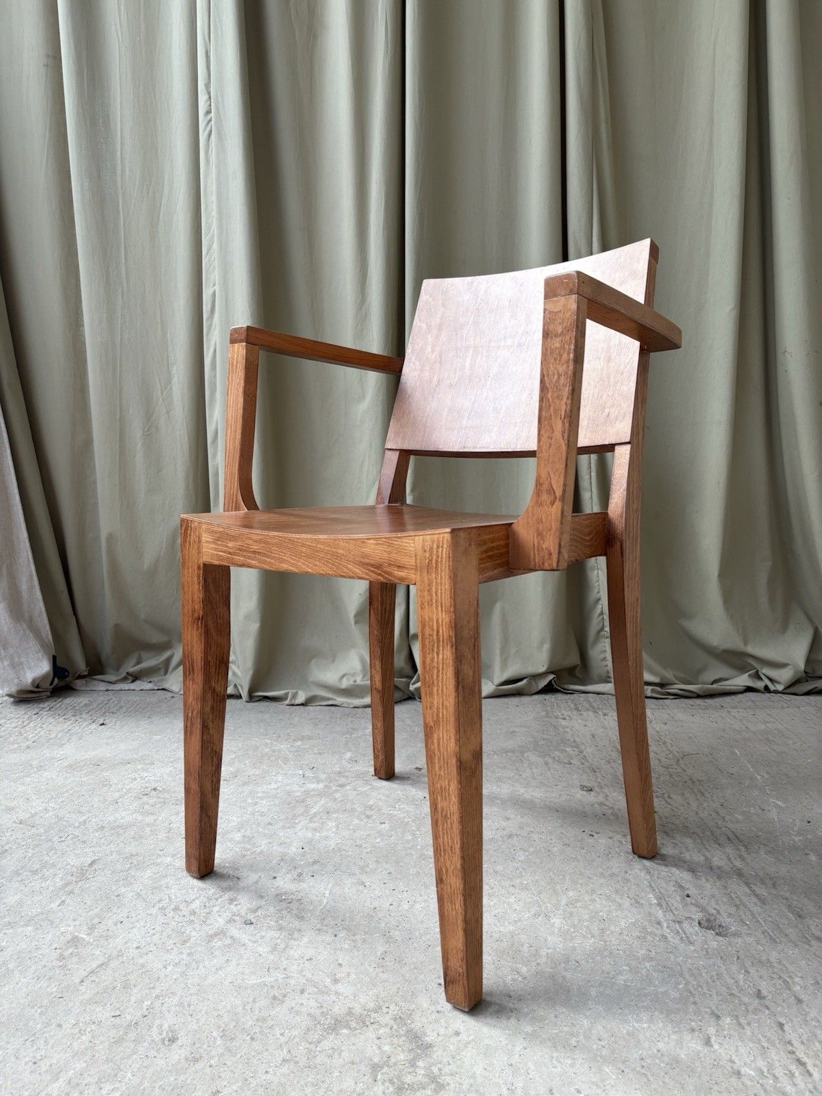 Vtg Mid Century Style Dining Desk Side Chair Scandi Danish Retro R1125 photo Furniture