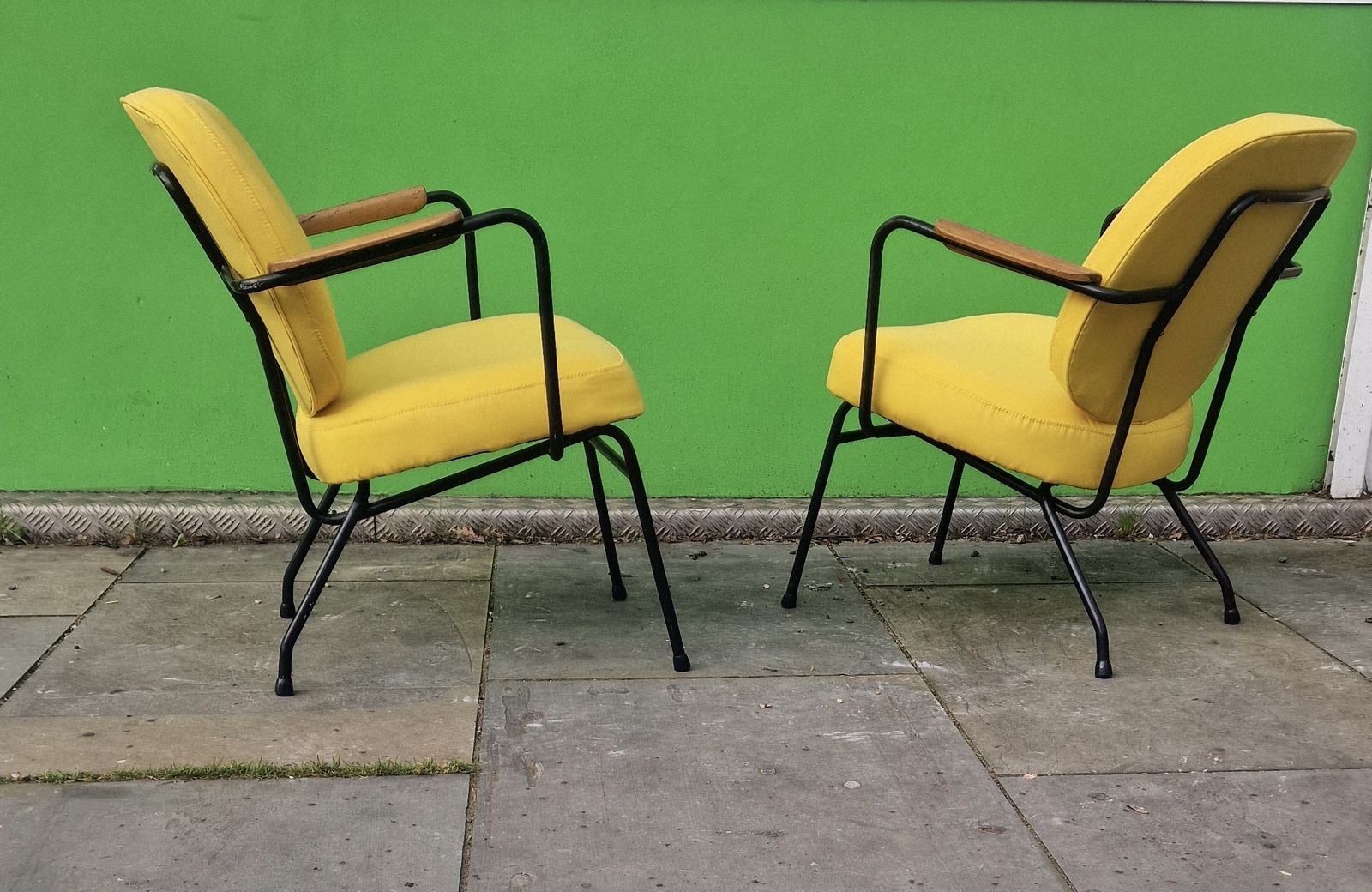 1950s Pair Of Armchairs Attributed To W H Gispen Kembo photo 1550.0
