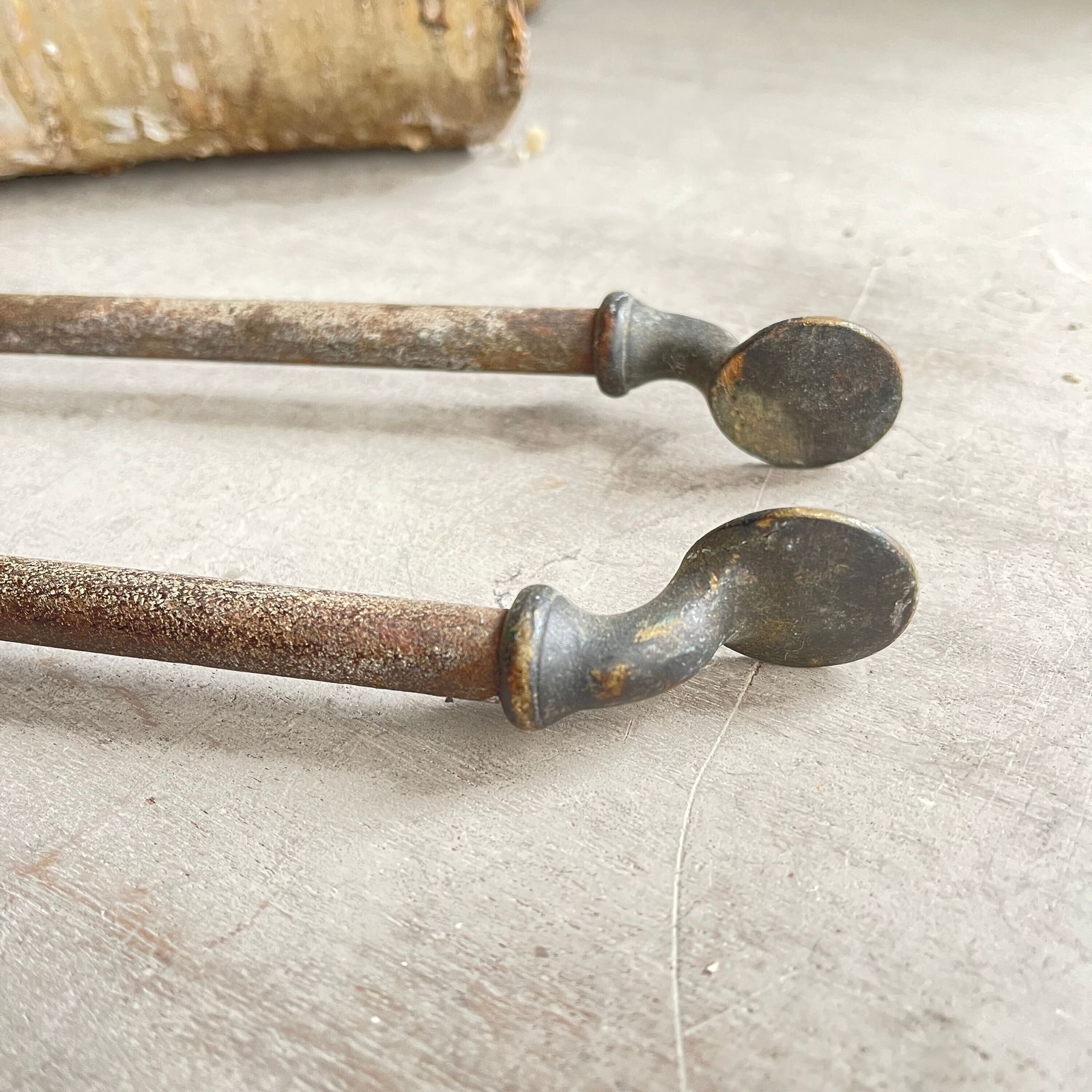 Antique Victorian Fireside Coal Tongs, Fireplace Tool, Fire Accessory, Wood Coal Grabbers, Home Decor photo 109.0