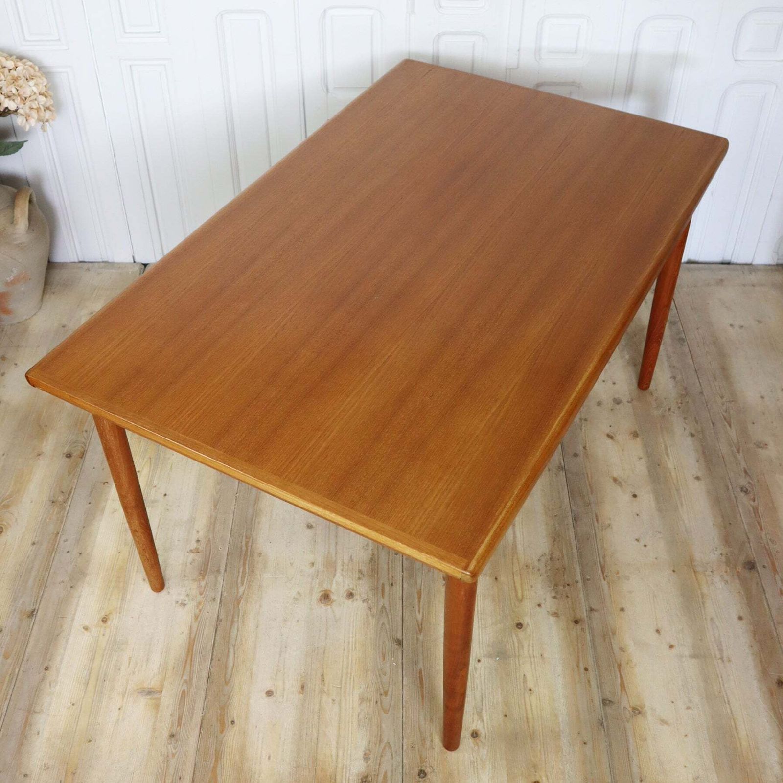Mid Century Danish Teak Extending Dining Table photo buy