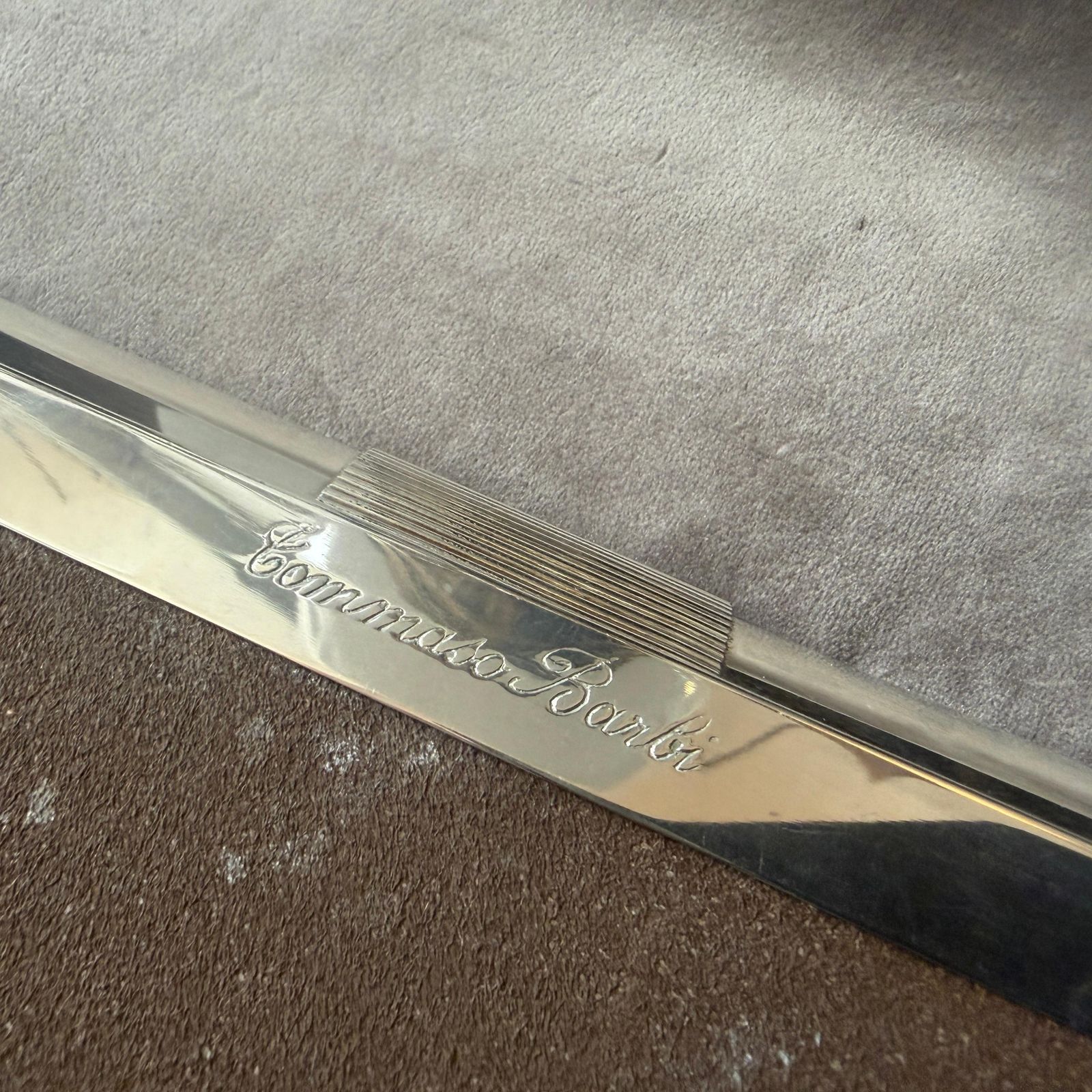1970s Mid Century Modern Silver Plated And Mirrored Glass Tray By Tommaso Barbi photo Home Decor